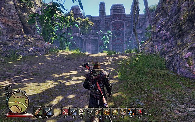 Cel podróży to ogromna brama w dżungli - Completely Lost (Całkowicie zagubiony) | Poboczne zadania - Kila | Risen 3 - Risen 3: Władcy Tytanów - poradnik do gry