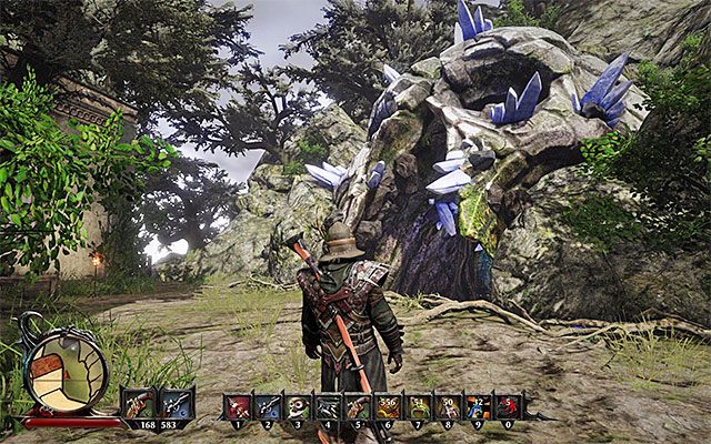 Wejście do jaskini z kryształowym portalem - Recruit Zacharias (Zrekrutowanie Zachariasa) | Główne zadania - Taranis - Risen 3: Władcy Tytanów - poradnik do gry