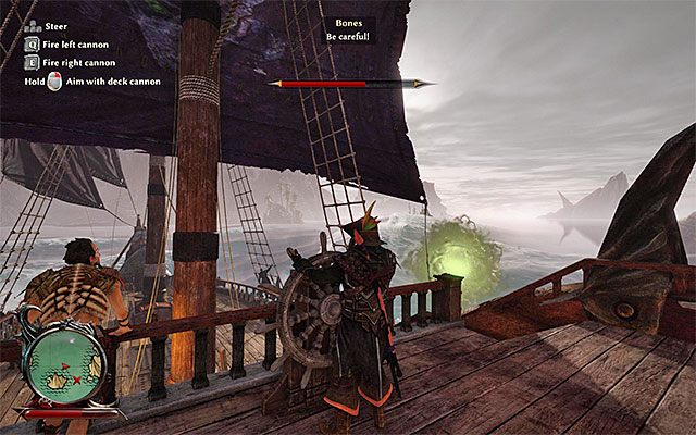 Pamiętaj o unikaniu zielonych pocisków - Terror from the Deep (Terror z głębin) | Pozostałe zadania | Risen 3 - Risen 3: Władcy Tytanów - poradnik do gry