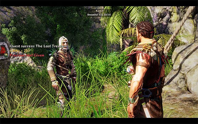 Posąż bożka możesz przekazać Buddyemu lub Kamilowi - The Lost Treasure (Zaginiony skarb) | Poboczne zadania - Kila | Risen 3 - Risen 3: Władcy Tytanów - poradnik do gry