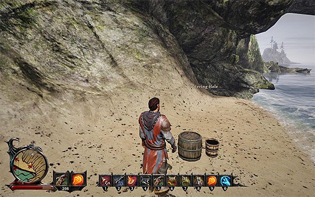 Miejsce pozyskania próbki na plaży - Waterproof (Wodoodporny) | Poboczne zadania - Taranis | Risen 3 Władcy Tytanów - Risen 3: Władcy Tytanów - poradnik do gry
