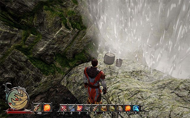 Miejsce pozyskania próbki przy wodospadzie - Waterproof (Wodoodporny) | Poboczne zadania - Taranis | Risen 3 Władcy Tytanów - Risen 3: Władcy Tytanów - poradnik do gry
