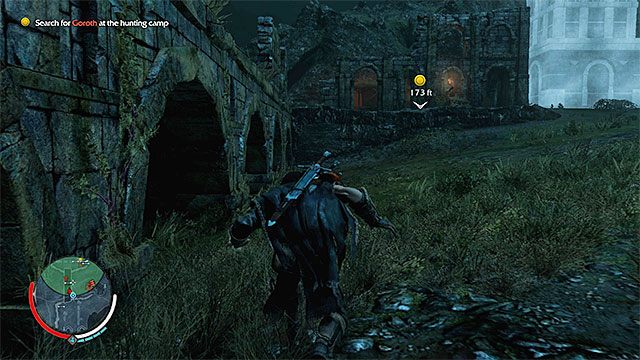 Uważaj na orków stojących przy klatkach oraz patrolujących most - 3 - The Spirit of Mordor (Dusza Mordoru) | Główne misje Środziemie Cień Mordoru - Śródziemie: Cień Mordoru - poradnik do gry