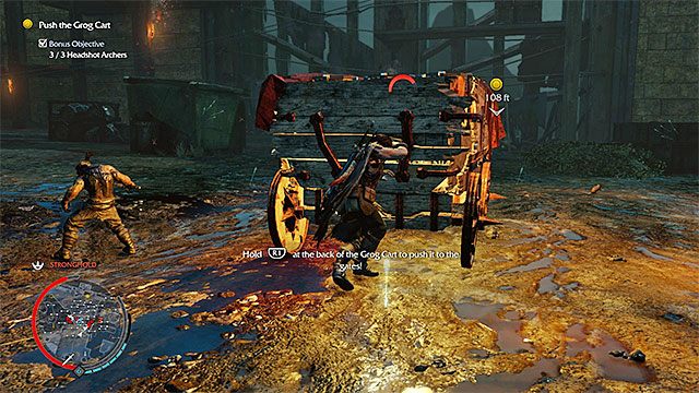 Musisz popychać wóz z grogiem - 10 - The Dark Monument (Mroczny monument) | Główne misje - Śródziemie: Cień Mordoru - poradnik do gry