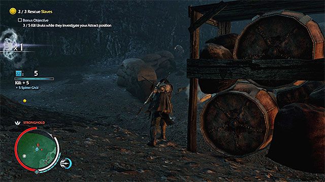 Uważaj na ghule przebywające w jaskini - Unchained (Uwolnieni) | Misje ratowania ludzi w Środziemie Cień Mordoru - Śródziemie: Cień Mordoru - poradnik do gry