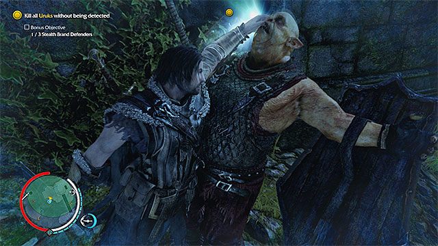 Napiętnowania używaj na orkach z tarczami - A Knife in the Dark - Nóż w mroku (sztylet) | Misje związane z broniami - Śródziemie: Cień Mordoru - poradnik do gry