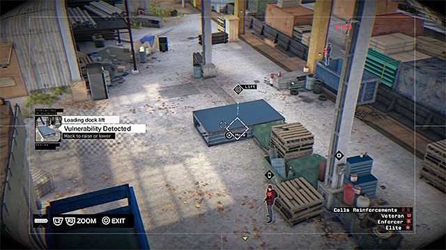Zhakuj platformę żeby odciągnąć wartownika od ustalonego posterunku - Misja 5 (Little Sister) | Główne misje - Akt IV | Solucja Watch Dogs - Watch Dogs 1 - poradnik do gry