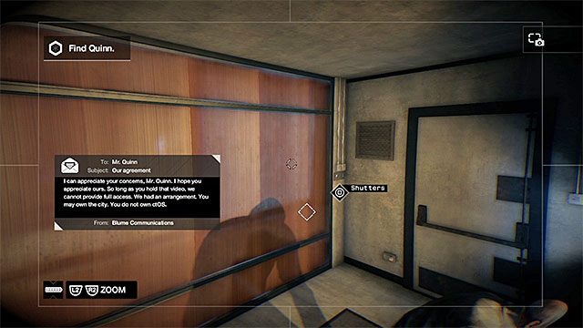 Rozsuń rolety - Misja 7 (No Turning Back #1) | Główne misje - Akt IV | Solucja Watch Dogs - Watch Dogs 1 - poradnik do gry