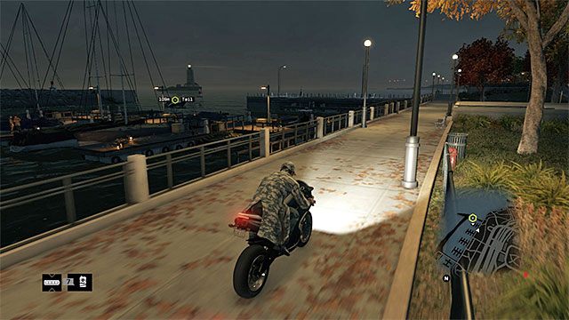 Wybieraj kolejne dróżki biegnącej wzdłuż linii wody - Misja 10 (Breadcrumbs) | Główne misje - Akt II | Solucja Watch Dogs - Watch Dogs 1 - poradnik do gry
