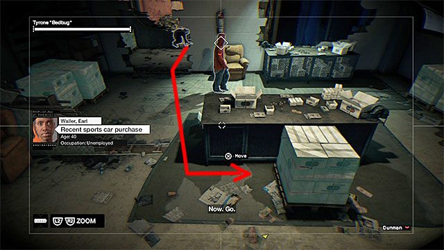 Dokonaj zamiany na kamerę widoczną w oddali, za zniszczonymi ścianami - Misja 14 (Planting a Bug) | Główne misje - Akt II | Solucja Watch Dogs - Watch Dogs 1 - poradnik do gry