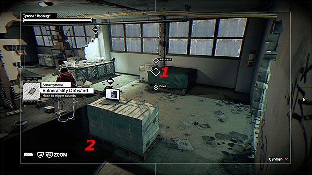 Obróć kamerę maksymalnie w prawo i przełącz się na sąsiednią - Misja 14 (Planting a Bug) | Główne misje - Akt II | Solucja Watch Dogs - Watch Dogs 1 - poradnik do gry