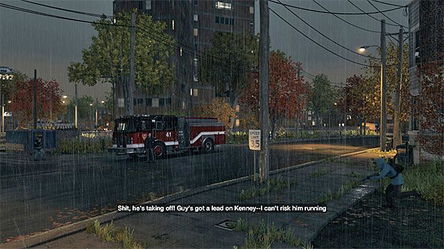 Zatrzymanie wozu strażackiego to Twoje zadanie ostatnie zadanie w ramach tej misji - Misja 15 (Way Off the Grid) | Główne misje - Akt II | Solucja Watch Dogs - Watch Dogs 1 - poradnik do gry