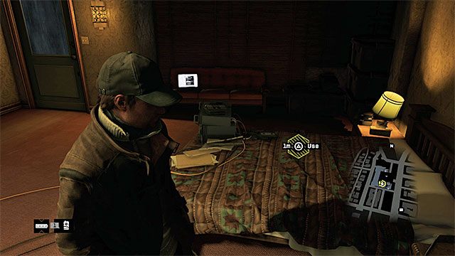 Skorzystaj z łóżka - Odblokowanie misji 2 | Główne misje - Akt I | Solucja Watch Dogs - Watch Dogs 1 - poradnik do gry