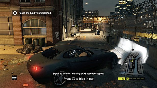 Boczna alejka prowadząca do bramy - Misja 4 (Backseat Driver) | Główne misje - Akt I | Solucja Watch Dogs - Watch Dogs 1 - poradnik do gry