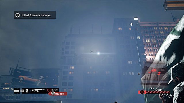 Wroga maszyna latająca początkowo zajęta będzie oświetlaniem Aidena - Misja 7 (Not the Pizza Guy) | Główne misje - Akt I | Solucja Watch Dogs - Watch Dogs 1 - poradnik do gry