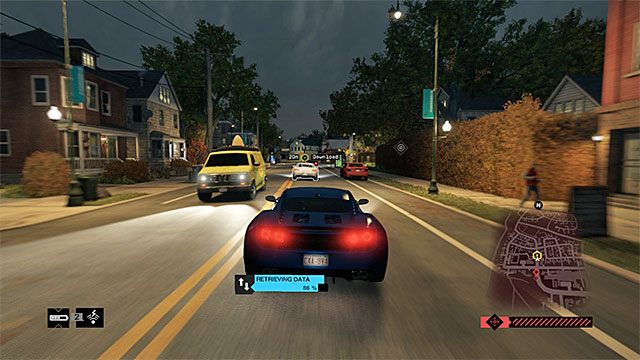 Musisz utrzymywać się w niewielkiej odległości żeby proces ściągania danych mógł być kontynuowany - Rodzaje zleceń | Zlecenia macherów Watch Dogs - Watch Dogs 1 - poradnik do gry