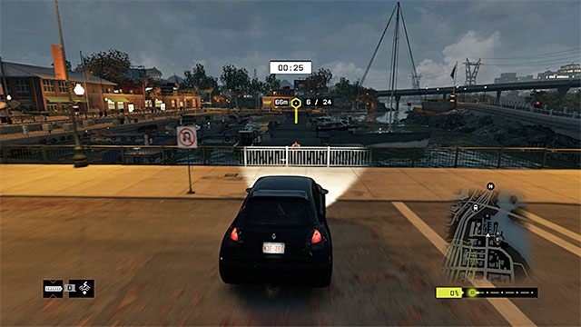 Przebij się przez balustradę i przejedź po molo - Zlecenia - Parker Square | Zlecenia macherów Watch Dogs - Watch Dogs 1 - poradnik do gry