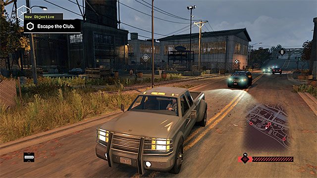 Polegaj na hakowaniu żeby zgubić auta z pościgu - Zlecenia - Brandon Docks | Zlecenia macherów Watch Dogs - Watch Dogs 1 - poradnik do gry
