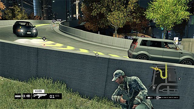 Przykładowe miejsce zasadzki - Zlecenia - Mad Mile | Zlecenia konwojowe | Solucja Watch Dogs - Watch Dogs 1 - poradnik do gry