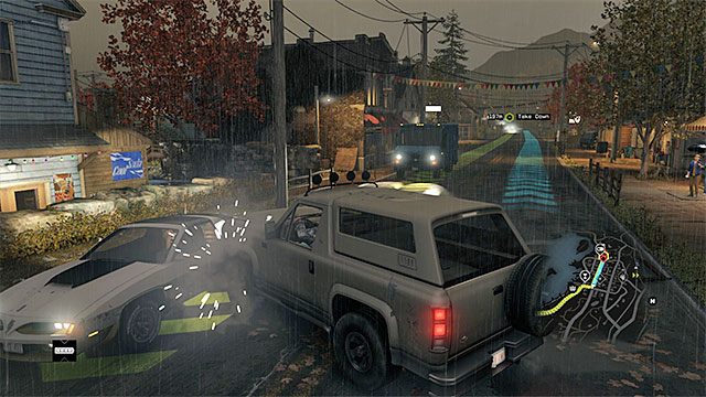 Przykładowe miejsce zaatakowania konwoju - Misja 3 (Unstoppable Force) | Główne misje - Akt III | Solucja Watch Dogs - Watch Dogs 1 - poradnik do gry