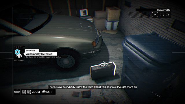 Teczka przy samochodzie - Handel ludźmi (Human traffic) | Mapy mniejszych aktywności Watch Dogs - Watch Dogs 1 - poradnik do gry