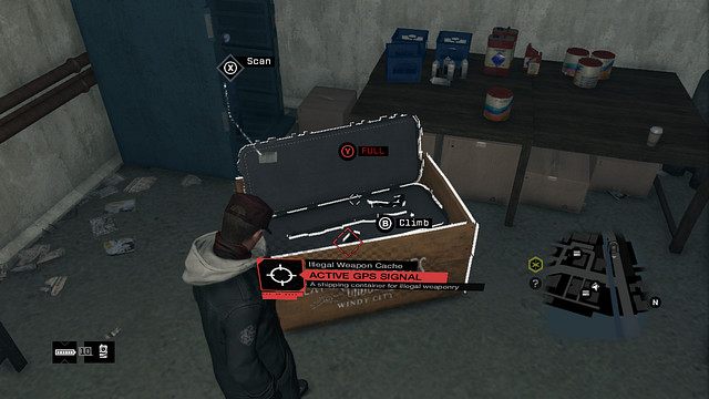 Skrzynia z bronią - Handel bronią (Weapons trade) | Mapy mniejszych aktywności Watch Dogs - Watch Dogs 1 - poradnik do gry