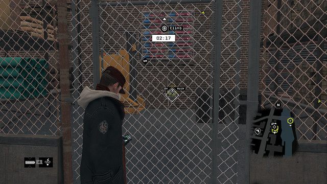 Drugi nadajnik za siatką zasłonięta wózkiem widłowym - 05-08 | Włamania do ctOS (ctOS Breach) w Watch Dogs - Watch Dogs 1 - poradnik do gry