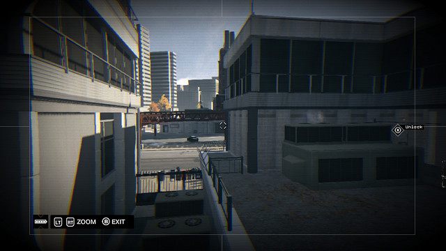 Widok z maksymalnie przesuniętej w prawo kamery - Wieże ctOS | Mapy mniejszych aktywności Watch Dogs - Watch Dogs 1 - poradnik do gry