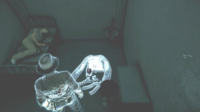 Na łóżku ktoś leży. - Rozdział 6 - Wspomnienia konsultantki (5) | Znajdźki - Murdered: Śledztwo Zza Grobu - poradnik do gry