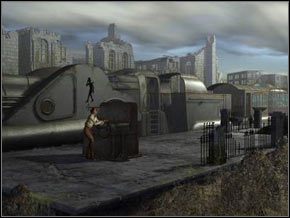 Krótka animacja przedstawi nam proces przeciągania pociągu pod urządzenie nakręcające lokomotywę - [Część II] Barrockstadt cd. | Solucja Syberia - Syberia - poradnik do gry