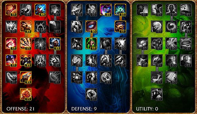 Jeśli masz zamiar grać Xin Zhao w dżungli, wystarczy zmienić tylko trochę drzewko defensywne, a ofensywne pozostawić bez zmian - Specjalizacje/Masteries | Xin Zhao | League of Legends - League of Legends - poradnik do gry