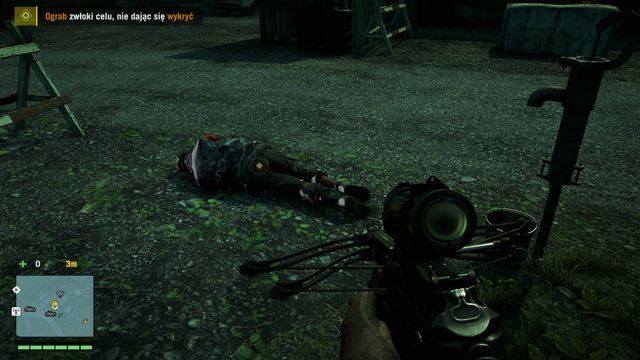 Bez odpowiednich umiejętności związanych z eliminacją musisz jeszcze przeszukać ciało dowódcy. - Zabójstwo | Aktywności w Far Cry 4 - Far Cry 4 - poradnik do gry