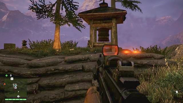 W punkcie widokowym, na platformie złożonej z kilku skał - Północny i północno-wschodni Kyrat | Młynki Mani | Far Cry 4 - Far Cry 4 - poradnik do gry