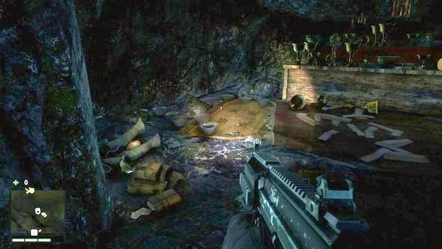 Do jaskini musisz wejść na kuckach, a wejście znajdziesz pod dużą, wysuniętą półką skalną - Południowy i centralny Kyrat | Zagubione listy | Far Cry 4 - Far Cry 4 - poradnik do gry