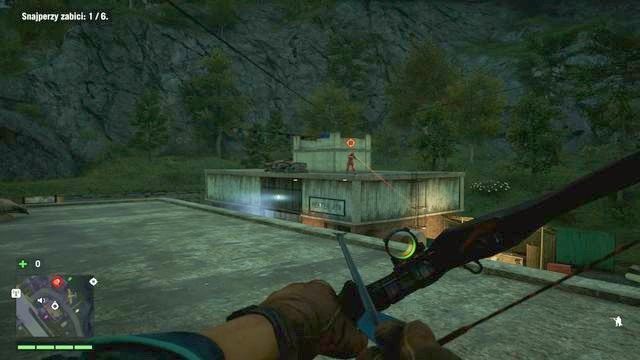 Z dachu bez problemu ściągniesz tego snajpera. - Uwolnij Willisa | Zadania główne w Far Cry 4 - Far Cry 4 - poradnik do gry