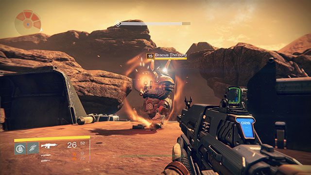 Pierwszy mini-boss Cabal - Exclusion Zone | Wątek główny w Destiny - Mars - Destiny - poradnik do gry