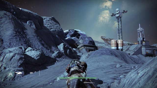 Budynek z uszkodzonym dachem - skieruj się na prawo od niego - Moon | Dead Ghosts | Destiny - Destiny - poradnik do gry