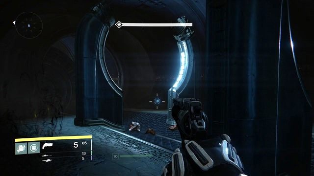 Celownik wskazuje na pozycję Ghosta - Moon | Dead Ghosts | Destiny - Destiny - poradnik do gry