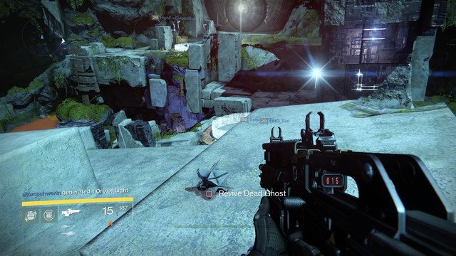 Widok na ducha na krawędzi muru - Venus | Dead Ghosts | Destiny - Destiny - poradnik do gry