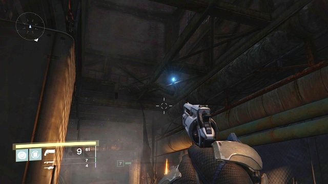 Duch umieszczony pod sufitem na metalowej konstrukcji - Earth | Dead Ghosts | Destiny - Destiny - poradnik do gry