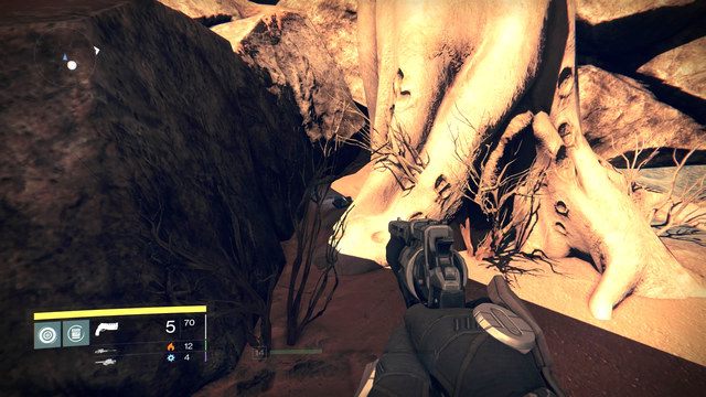 Duch ukryty w korzeniach drzewa na końcu przejścia - Mars | Dead Ghosts | Destiny - Destiny - poradnik do gry