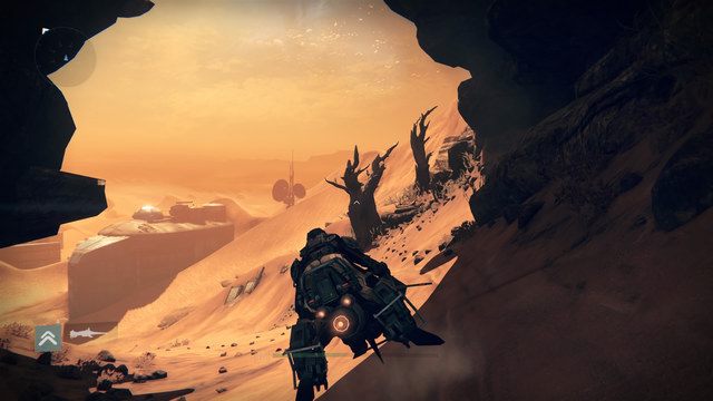Wysuszone drzewa w The Drift z duchem na gałęzi pierwszego - Mars | Dead Ghosts | Destiny - Destiny - poradnik do gry