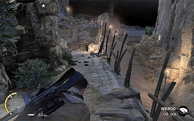 Drugie gniazdo snajperskie - Zbliżenie się do fortu | Misja 4 - Fort Rifugio | Sniper Elite III Afrika - Sniper Elite III: Afrika - poradnik do gry