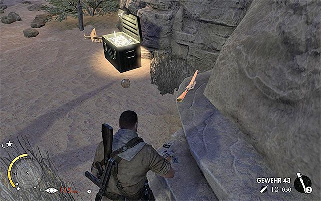 2 - Eksploracja wschodniej części lotniska | Misja 7 - Pont Du Fahs Airfield - Sniper Elite III: Afrika - poradnik do gry