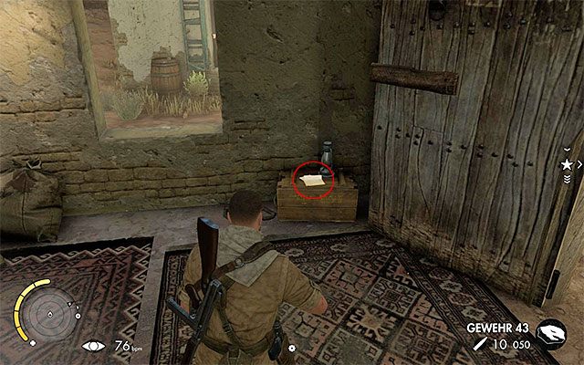 Sekret jest w jednym z południowych budynnków - Dzienniki wojenne | Sekrety - Misja 6 | Sniper Elite III Afrika - Sniper Elite III: Afrika - poradnik do gry