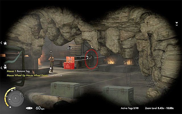 Przeciwnik z pierwszym ulepszeniem domyślnie pracuje przy jednym ze stołów w centralnej części fabryki - Ulepszenia broni | Sekrety - Misja 8 | Sniper Elite III Afrika - Sniper Elite III: Afrika - poradnik do gry
