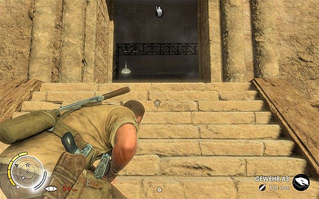 Schody - Przedostanie się do centrum dowodzenia Vahlena | Misja 6 - Kasserine Pass - Sniper Elite III: Afrika - poradnik do gry