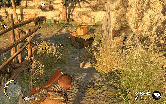 Zejście ze wschodniego wzgórza - Dotarcie do centralnej części mapy | Misja 3 - Halfaya Pass - Sniper Elite III: Afrika - poradnik do gry