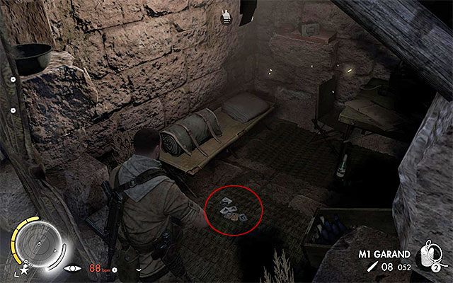 Odszukaj kartę w ruinach - Karty kolekcjonerskie | Sekrety - Misja 2 | Sniper Elite III Afrika - Sniper Elite III: Afrika - poradnik do gry