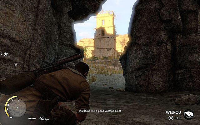 Dotrzyj na sam szczyt wieży - Dalekie strzały | Sekrety - Misja 3 | Sniper Elite III Afrika - Sniper Elite III: Afrika - poradnik do gry